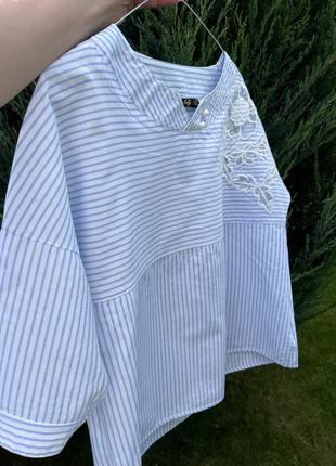 Стильна легка блуза вільного крою🫶🏼3 фото