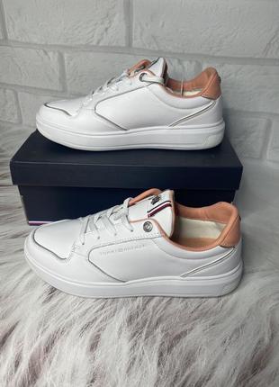 Жіночі, шкіряні кросівки *tommy hilfiger*