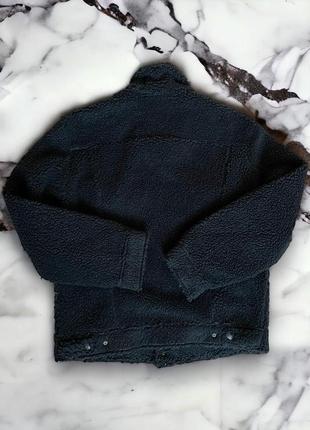 Levis s 36 шерпа sherpa куртка вітровка осіння зимова чорна чоловіча2 фото