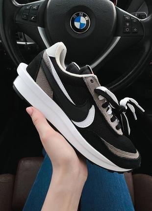 Кроссовки nike sacai vaporwaffle женские найк аир форс 1 кожа nike air max кожаные nike air force 1 женские nike sb dunk весна nike blazer летние найк1 фото