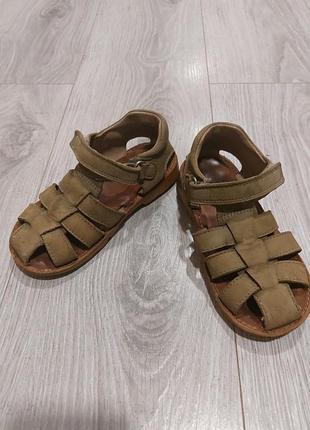 Шкіряні босоніжки на хлопчика next