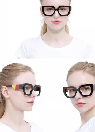 Стильные очки для компьютера с защитой от голубого света