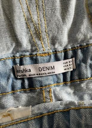 Джинсовый комбинезон bershka denim2 фото