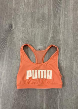 Спортивный женский женский женский кроп топ топик для бега для спорта puma1 фото