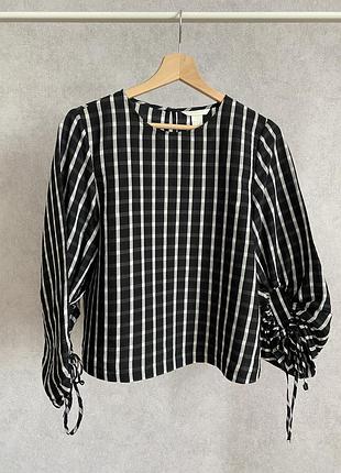 H&m блуза у клітинку