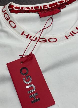 💜є наложка 💜жіноча футболка  "hugo boss"❤️lux якість2 фото