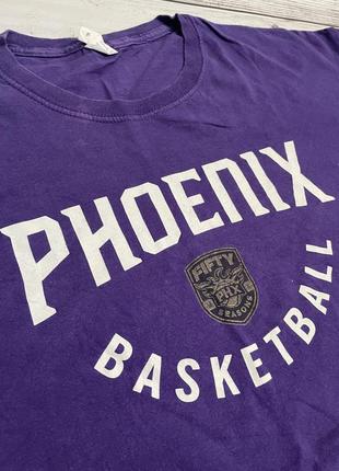 Винтажная футболка phoenix basketball2 фото