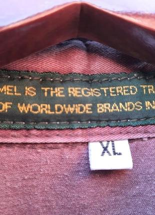 Чоловіча джинсова сорочка camel. 5