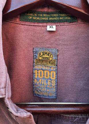 Мужская джинсовая рубашка camel. 2