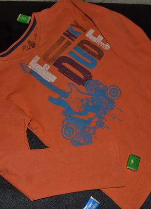 Трендова яскрава футболка / пайта rebel з довгим рукавом для хлопчика