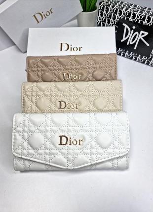 Женский кошелек кожаный dior2 фото