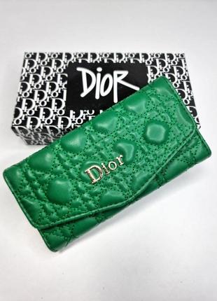 Женский кошелек кожаный dior7 фото