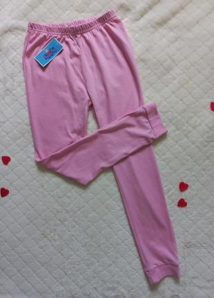 Легкие пижамные штаны для девочки 6-8роков (рост 122-128 см)2 фото