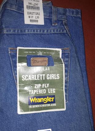 Wrangler джинси вінтажні модні 100% cotton.