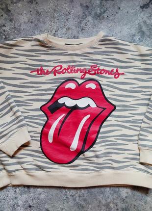 Світшот з язиком zara, світшот для дівчинки 9 років, світшот the rolling stones, детский свитшот