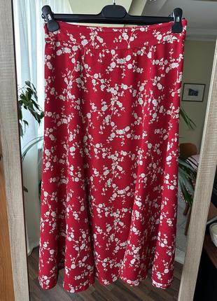 Юбка-миди h&m (из коллаборации), 100% вискоза, размер м