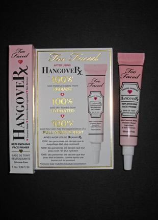 Праймер too faced hangover replenishing face primer 5 мл4 фото