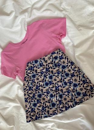 Юбка h&m в цветы