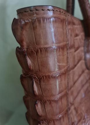 Сумка огромная кожа кожаная крокодил2 фото
