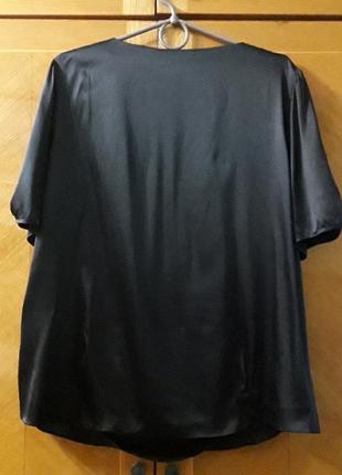 Брендовая стильная шелковая блуза р.48 от elegance2 фото