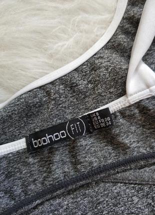 Еластичний спортивний топ без чашок boohoo3 фото