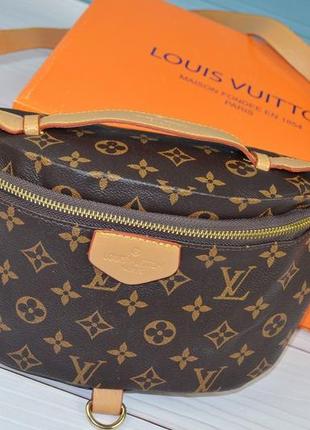 Модна сумка на пояс бананка в стилі louis vuitton луї вітон лв