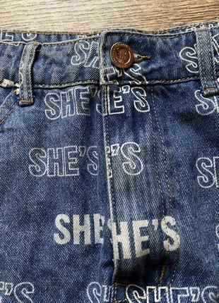 Джинсовая юбка, мини юбка в стиле zara распродаж тренд принт4 фото