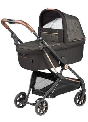 Коляска peg-perego 2 в 1 vivace 500 изысканно-коричневая с полоской (pack-viv2100000003)1 фото