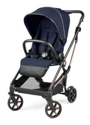 Коляска peg-perego 2 в 1 vivace blue shine синя (pack-viv2100000002)3 фото