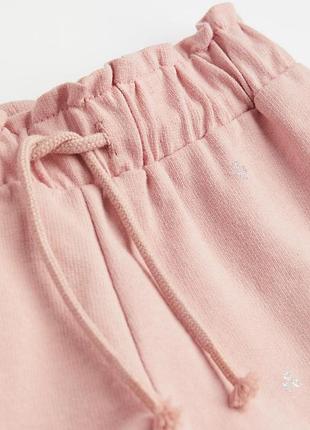 Шорти бавовняні для дівчат 2-10 років від h&m швеція