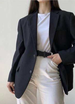 Стильный жакет из плотной ткани h&m