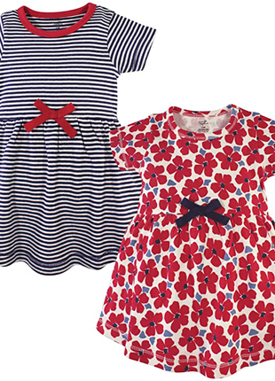 Бавовняні сукні touched by nature з коротким рукавом на 2 роки