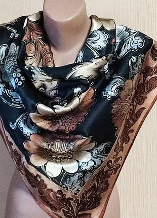 Шелковый платок дизайнера  oscar de la renta