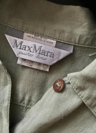 Max mara льон, лляна сорочка2 фото