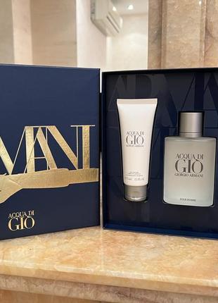 Парфюмовый набор armani acqua di gio