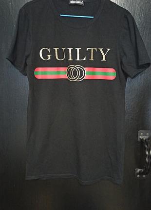 Gucci как гуччи черная футболка