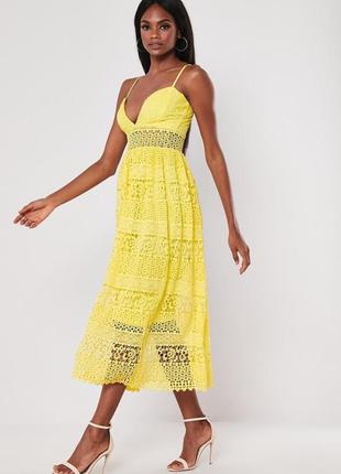 Дуже гарне плаття максі жовте від missguided2 фото