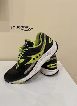 Кроссовки saucony aya s70460-3 blk/neo 42/27 оригинал1 фото