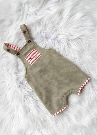 Летний полукомбинезон песочник ромпер kiabi