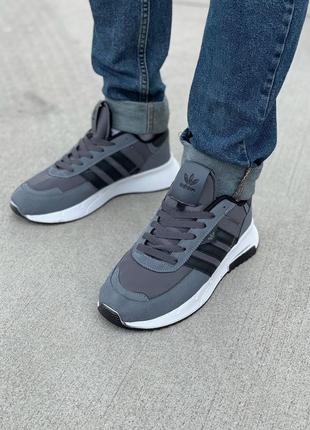 Кросівки adidas vz grey/black.1 фото