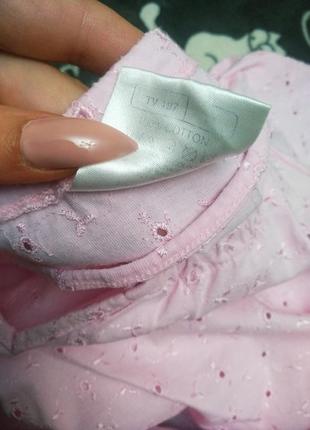 Шикарная нежная блуза натуральный коттон 💯 рукава буфы, l xl4 фото