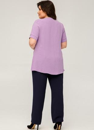 Жіноча літня блуза великих розмірів2 фото