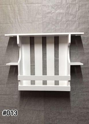 Настенная винная полка/полка для алкоголя ручной работы