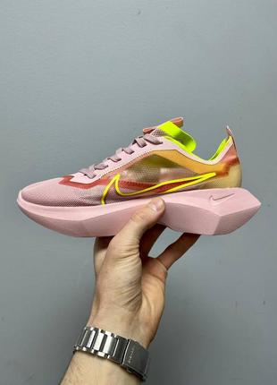 Женские кроссовки текстильные легкие летние nike vista lite pink толстая подошва3 фото