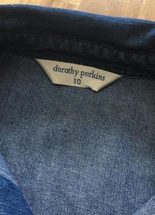 Джинсовая рубашка dorothy perkins. в наявності 13 фото