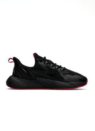 🔥мужские кроссовки baas run 9000l black red6 фото