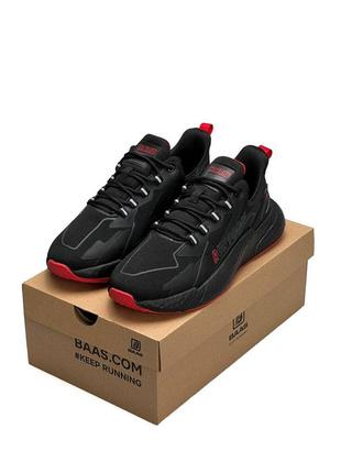 🔥мужские кроссовки baas run 9000l black red