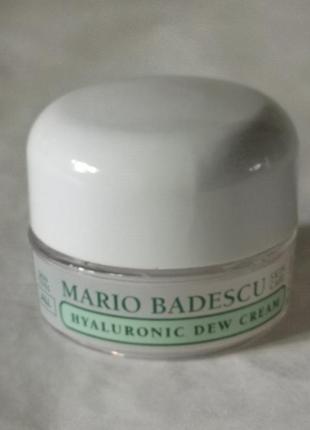 Mario badescu hyaluronic dew cream зволожуючий крем-гель не містить олії, 5 мл