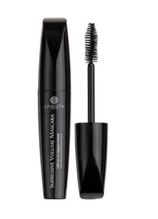 Об'ємна туш для вій "impressive volume ",12 ml,livesta