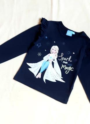 Лонгслів primark англія з крильцями frozen ельза на 4-5 років (110 см)